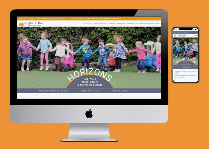 Horizon Website Desktop Mobile