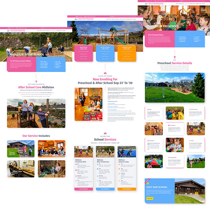 Midleton School Website Design